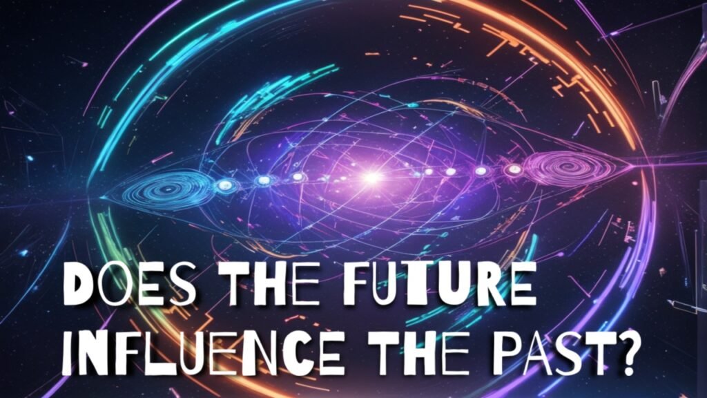 Does the future influence the past?